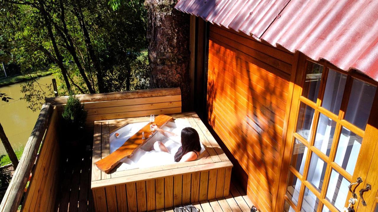 Casa Na Arvore Com Hidro, Piscina, Trilha, Cavalo Bento Gonçalves Buitenkant foto